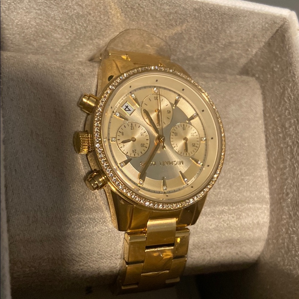Michael Kors Gold Chronograph Watch